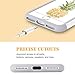 iPhone 8 Plus Case, iPhone 7 Plus Case, BENTOBEN Slim Hybrid Hard PC Cover Silicone Rubber Bumper Gold Pineapple Pattern Design Glossy Shockproof Protective Phone Case for iPhone 7/8 Plus, White/Gray