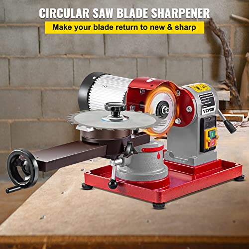 Mophorn Circular Saw Blade Sharpener 5" Grinding Wheel Size, Rotary