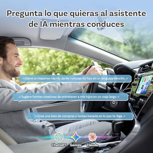 OTTOCAST Play2Video Ultra, Wireless CarPlay Adapter & Android Auto AI Box with Prime Video Youtube WiFi 6 5G Bluetooth 5.4 CarPlay Youtube Adapter for Most Cars 2016+