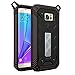 Galaxy Note 5 Case, POETIC Revolution [Premium Rugged] Protective Case for Samsung Galaxy Note 5 with [Landscape Stand Feature] Inner Liner with [Easy Front Open Feature] Black