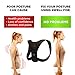 Posture Corrector - Posture Corrector for Men and Women - Back Posture Corrector Brace - Adjustable Perfect Mens Womens Upper Back Brace - Elastic Comfortable Posture Corrector Shoulder Support