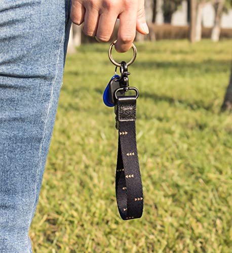 SENLLY Cool Hand Wrist Lanyard Premium Quality Wristlet Strap with Metal Clasp and Genuine Leather, for Key Chain, Cell Mobile Phone, Camera, Charms, Lightweight Items etc - Thumbnail 6