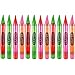 Kicko Inflatable Crayons - 12 Pack - 24 Inch - for Kids, Party Favors, Stocking Stuffers, Classroom Prizes, Decorations, Birthday Supplies, Holidays, Pinata Filler, and Rewards