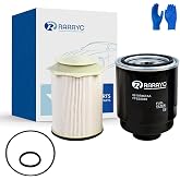 RARAYC 6.7L Cummins Fuel Filter Water Separator for Dodge Ram 2500 3500 | 2 filters 68197867AA 68157291AA, fits 2013-2018 Dodge Ram 2500 3500 4500 5500