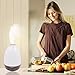 COSSCCI Electric Aroma Diffuser 300ML Essential oil Ultrasonic Aromatherapy Humidifier Auto-off, Mist Humidifier, 7 Color LED lights and Timer Settings, Whisper-Quiet (White)