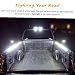 YITAMOTOR 2pcs 60 inches LED Truck Bed Light Strip Lamp White Waterproof Lighting Kit for Truck Cargo Boat Pickup RV SUV, with On-Off Switch Fuse 2-Way Splitter Cable, 12v