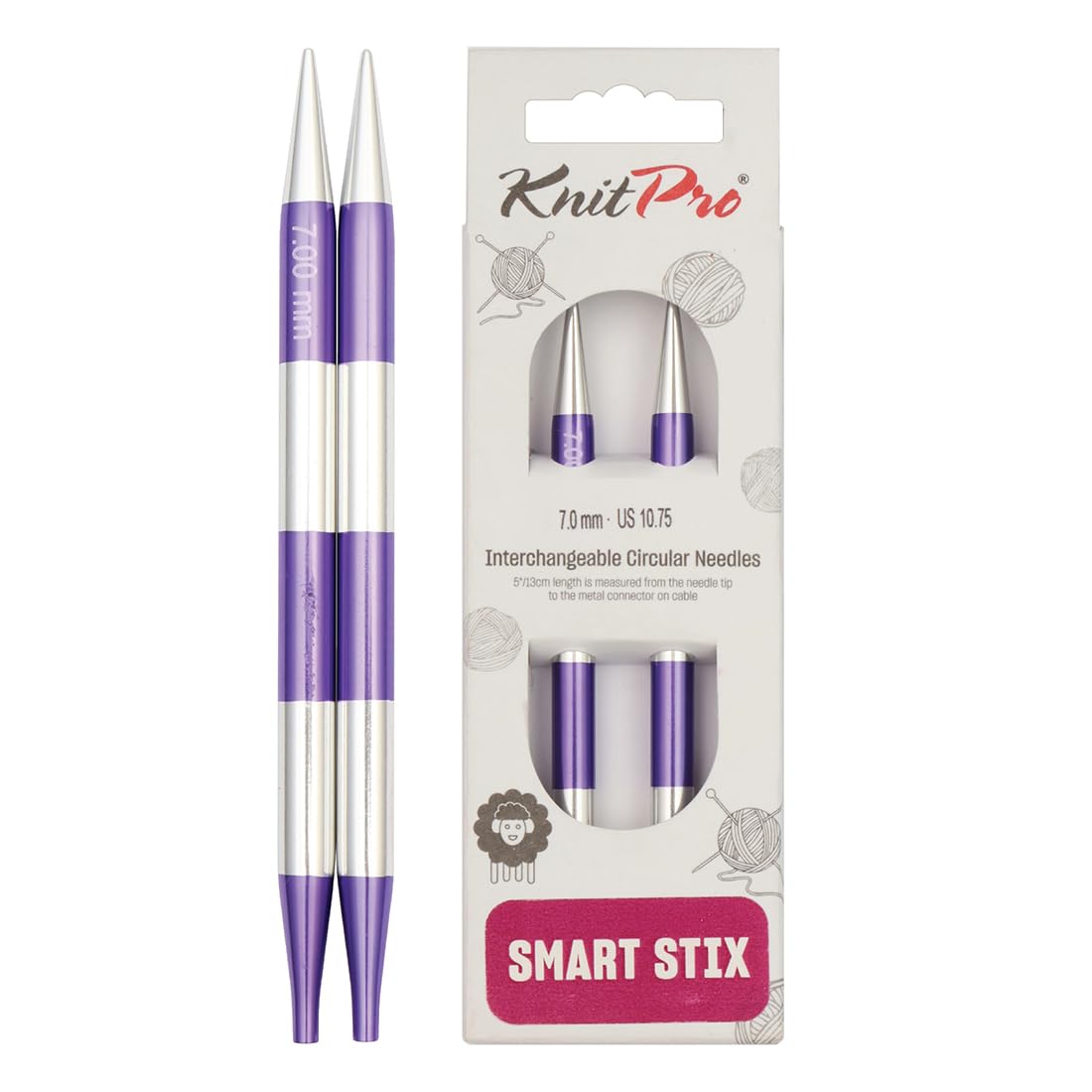KnitPro Smartstix Interchangeable Circular Needles 5.5" (14cm) | 7.00mm — image 1