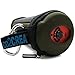 co2CREA(TM) Green+Black PU Leather Case Travel Carry Bag Protective Skin Motor Bike Bicycle Mount Carabiner Clip For Logitech Ultimate Ears UE BOOM (I an II 2 Gen) Wireless Bluetooth Speaker