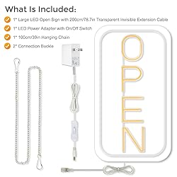 ROLANCHE Open Signs for Business, 23"x 12" Large