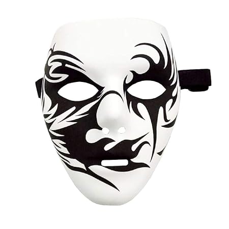Inception pro infinite Modell 3 - Maske Hip Hop Street Dance Jabbawockeez Ghost Kiss Joker Pierrot Weiß Kostüm Maskerade Karn