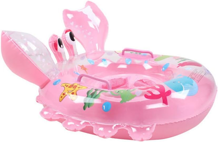 Uleade Bouee Siege Gonflable Bebes 0 5 Ans Cartoon Crabe Baignoire Piscine Apprentissage Natation Pvc Materiel Securite Aide A La Nage Et Accessoires Jeux Et Jouets Jeux D Eau Et De Plage