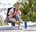 GO Active Insulated Water Bottle with Straw. Stainless Steel Double Wall Sport Bottle Featuring ActiveLock™ Thermal Vacuum Keeps ice Over 24 Hours! Durable, Portable (ActiveGrip Cool Blue, 32 oz)