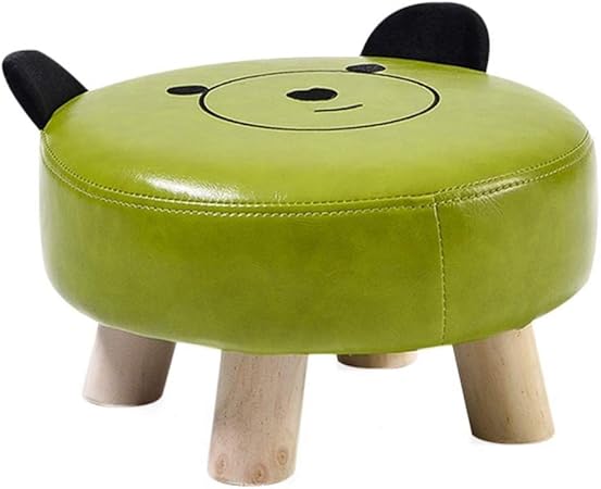 Ylcj Petit Banc De Dessin Anime Pour Enfants S Tabouret Tabouret Sofa Beau Menage En Bois Massif 6 Couleurs Repose Pieds Couleur Vert Amazon Fr Cuisine Maison