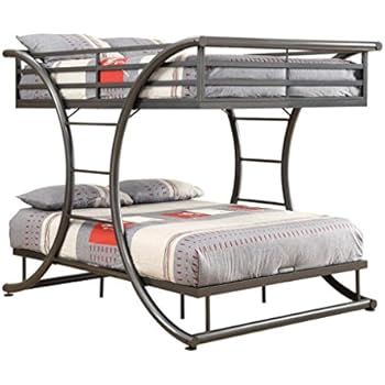 Stephan Full over Full Bunk Bed Gunmetal
