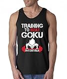 New Way 210 - Men's Tank-Top TRAINING TO BEAT GOKU OR AT LEAST KRILLIN GYM