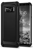 Spigen Rugged Armor Extra Galaxy Temp Case with Resilient Shock Absorption and Carbon Fiber Design for Galaxy Temp (2017) - Black