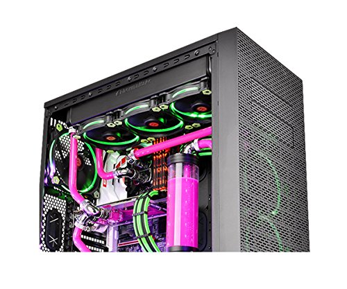 Thermaltake Pacific DIY LCS Chrome G1/4 PETG 16mm (5/8") OD Tube 90 Degree Compression Fitting Cooling CL-W097-CA00SL-A