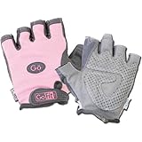 GoFit Women'S Pearl Tac Weightlifting Gloves (Pink, Medium)