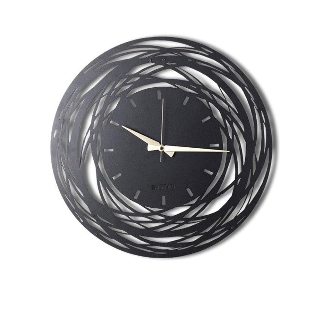 WELL HOME MOBILIARIO & DECORACIÓN Decorative metal wall clock with rotations style 50x50
