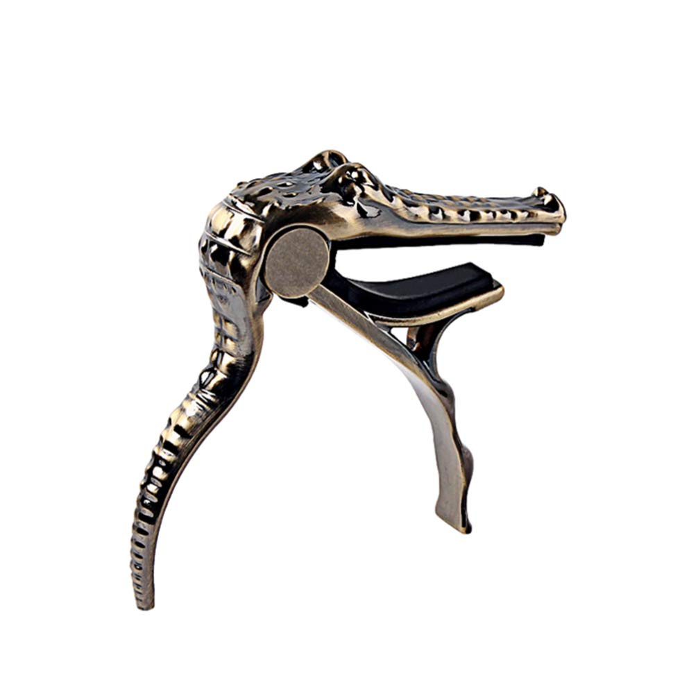 Milisten Guitar Capo Alligator Shape For Acoustic And Electric Guitars Ukulele Mandolin Banjo Classical Guitar