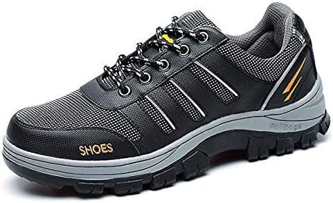 CHNHIRA Unisex Steel Toe Work Shoes Industrial&Construction Shoes Puncture Proof Safety Shoes