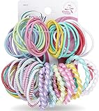 Goody Styling Essentials Girls Assorted Elastics, Ouchless, 60 Count