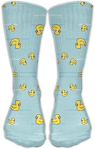 Duck Pond Youth Soccer Socks Fasoar Teens Knee High Football Socks Long Striped Rugby Tube Socks
