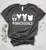 Snackgoals Unisex T-Shirt Disney inspired Shirts Cute Tops Novelty Love Christmas Gift