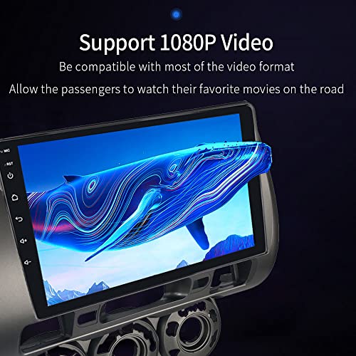 EZoneTronics Android Car Radio for Honda Fit 2004-2007 / Honda Jazz 2001-2006 with CarPlay and Android Car Wireless Touch Screen GPS Navigation Bluetooth USB Wifi SWC Player 2G RAM + 32G ROM