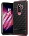 Caseology Parallax for Galaxy S9 Plus Case (2018) - Award Winning Design - Black/Burgundy