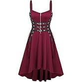 ROSE GAL Womens Plus Size Dresses Sleeveless Wrap Gothic Vintage 50S Spaghtti Strap Party Maxi Dress