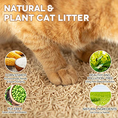 Tofu Cat Litter Natural Cat Litter Flushable Cat Litter Clumping Plant Cat Litter Ultra Odor