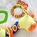 BeeSpring Infant Baby Development Soft Giraffe Animal Handbells Rattles Handle Toys