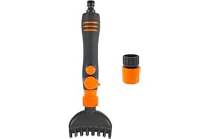 Pool Cartridge Filter Brush, Hot Tub Filter Cleaner Plastic Handheld Spa Clean Brush Double Row Nozzle Universal for Most Sta