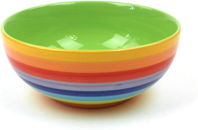 Rainbow Bowl ceramic Rainbow cereal Bowl rainbow soup dessert bowl