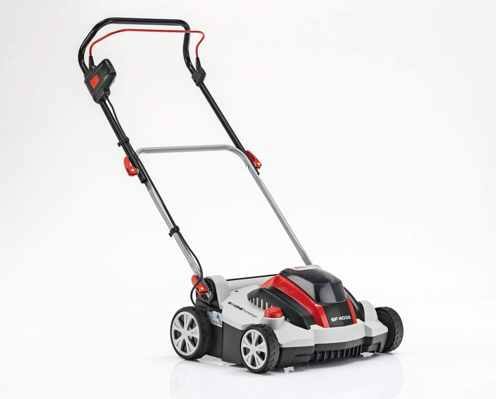 AL-KO SF 4036 Battery Scarifier, 36cm Working Width, 50 Litre Collector Box, Ideal for scarifying Small lawns, Battery & Charger not Included