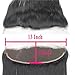 Forawme Pre Plucked 13X4 Full Lace Frontals Human Hair Pieces 16 Inch Ear To Ear Lace Frontals Closure With Natural Hairline 10A Brazilian Straight Hair