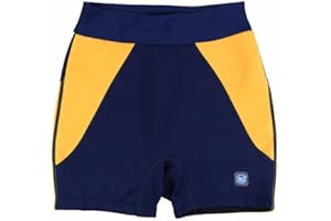 Splash About Kids Jammers, Navy/Yellow, 6-7 Years