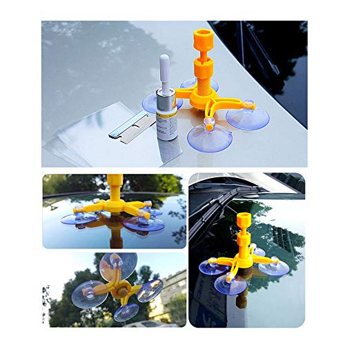 Car Windshield Repair Kit, Windshield Crack Repair Tools Set for Glass Chips, Cracks, Scratch, Bulll's-Eyes and Stars - Thumbnail 4