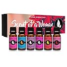 Scent Of A Woman Gift Set of 6 Premium Fragrance Oils - Guava Colada Type, Twilight Woods Type, Bali Mango Type, Passion Fruit & Guava, Juniper Breeze Type, Love Spell Type - Eternal Essence Oils