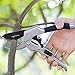vilapur Pruning Shears,8 Inch Professional Pulley Shears SK-5 Steel Blade Sharp Anvil Hand Pruner with Safety Lock Less Effort Garden Tree Clippers
