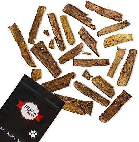 Treats Happen Dehydrated Beef Lung 4oz (90 portions) - Natural Grain Free Single Ingredient Dog Treat for Training (1-Bag)