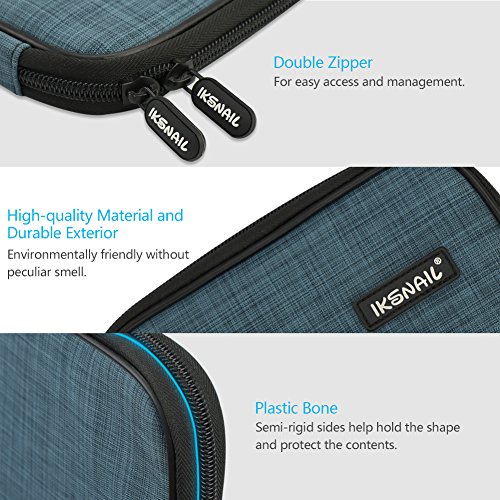 Universal Cable Organizer Bag, Iksnail Small Electronics Accessories