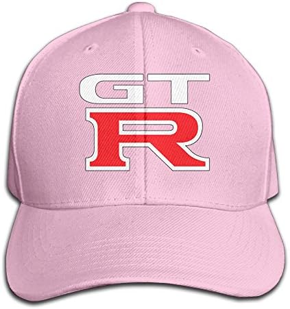 Thkifsd GT R Nissan Logo Solid Snapback Cap Pink