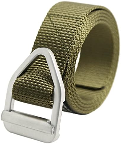 Men's Nylon Tactical Webbing Buckle Belt