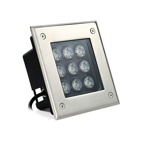 KMYX Proyector 9W enterrado Luz LED subterránea Luz subterránea ...