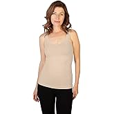 skinnytees Women's Basic Wide Strap Cami