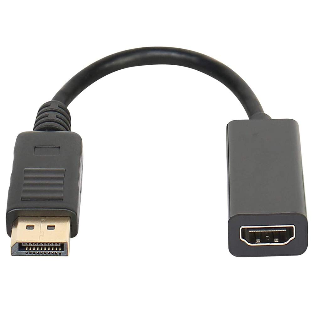 VMOJO DisplayPort to HDMI Adapter, DisplayPort to HDMI Adapter Cable Male to Female Support 1080P 3D for Display Port Enabled Desktops and Laptops to Connect to HDMI Displays Adapter