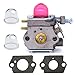 FitBest Carburetor with 2 Primer Bulbs and Gaskets for Walbro# WT-973 Troy-bilt TB21EC TB22EC TB32EC TB42BC TB80EC Trimmers