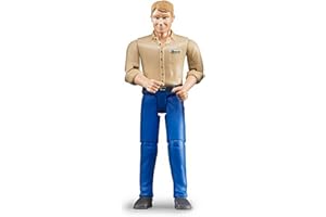 BRUDER Man, Light Skin, Blue Jeans